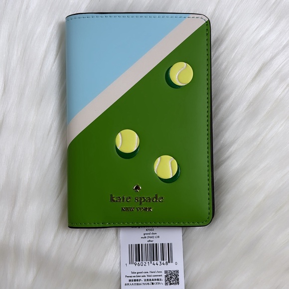 NWT💃Kate Spade Grand Slam Passport Holder - Picture 4 of 4